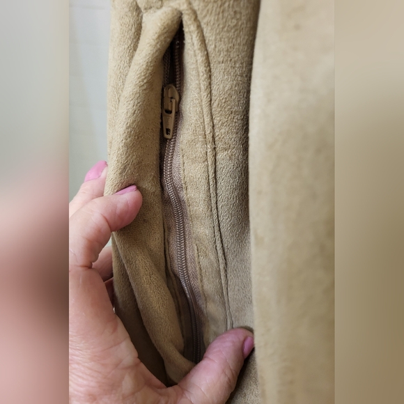 New York Classics soft Suede men's jacket sherpa lining. Size XL. - Picture 5 of 14